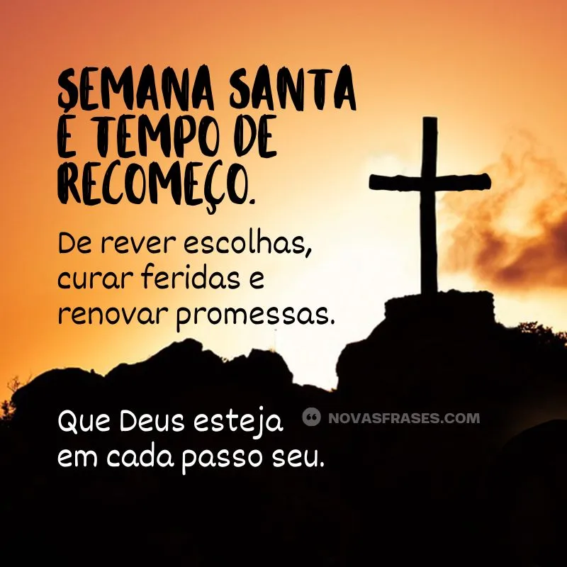 mensagem de semana santa