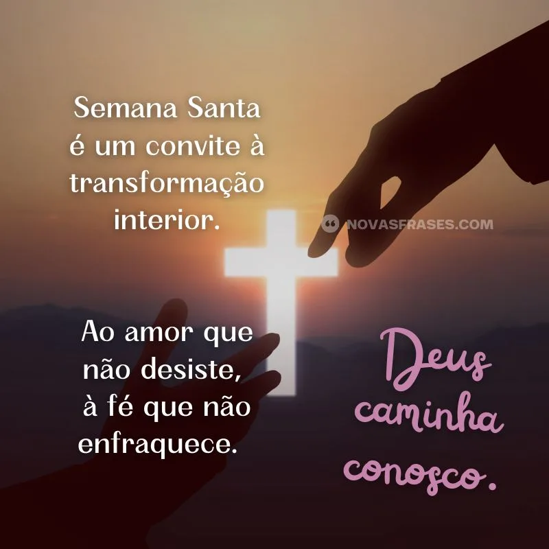 mensagem semana santa 2025
