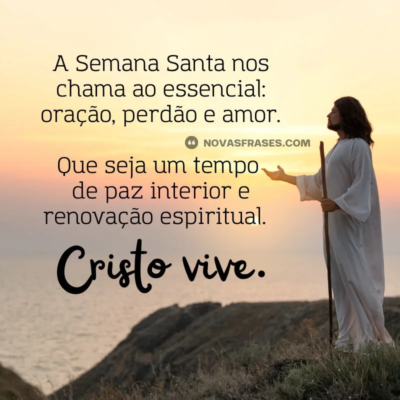 mensagem semana santa