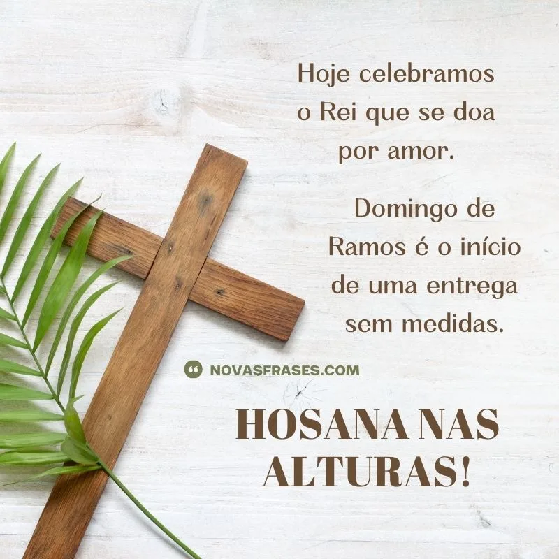 mensagens domingo de ramos