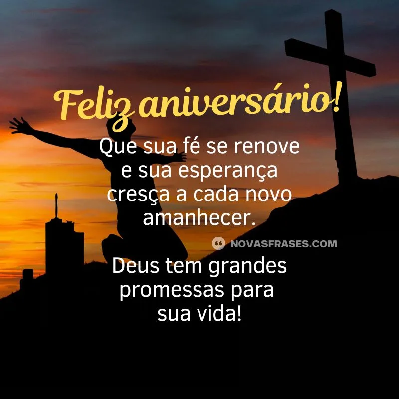 msg evangélica de feliz aniversário