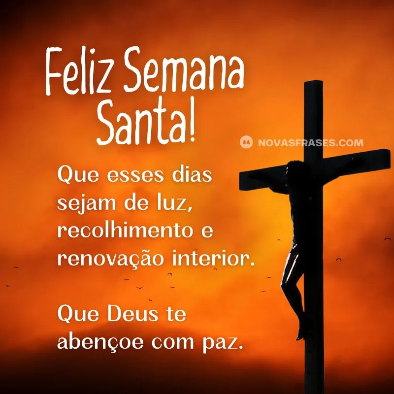 semana santa mensagem