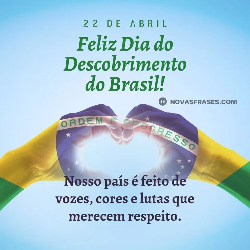 Feliz Dia do Descobrimento do Brasil