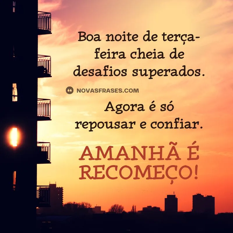 boa noite de terça-feira