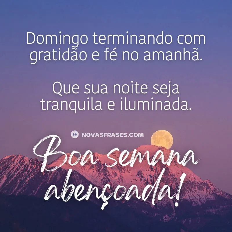 boa noite domingo terminando