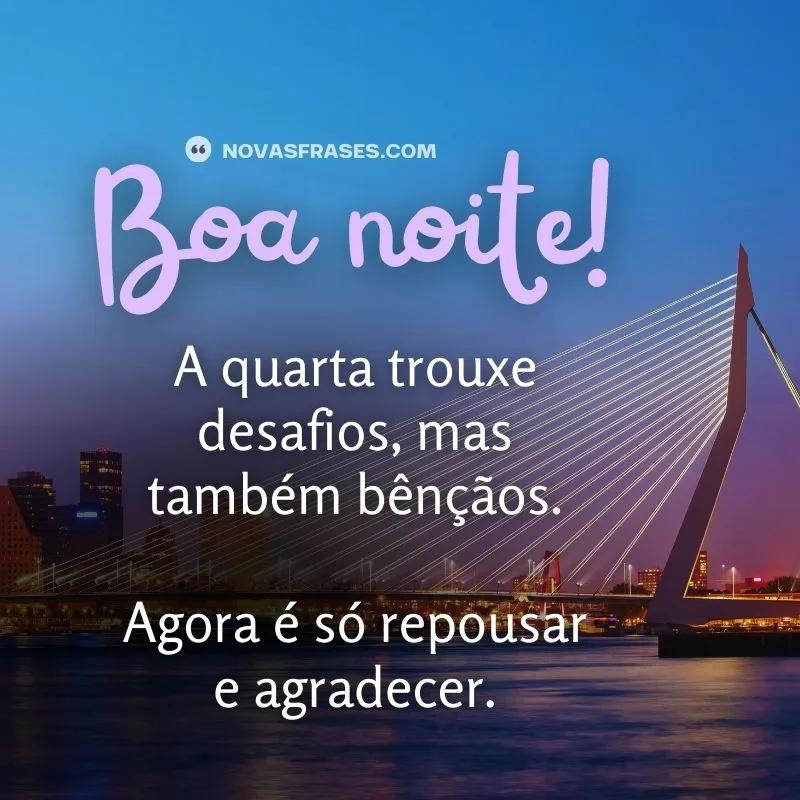 boa noite quarta-feira