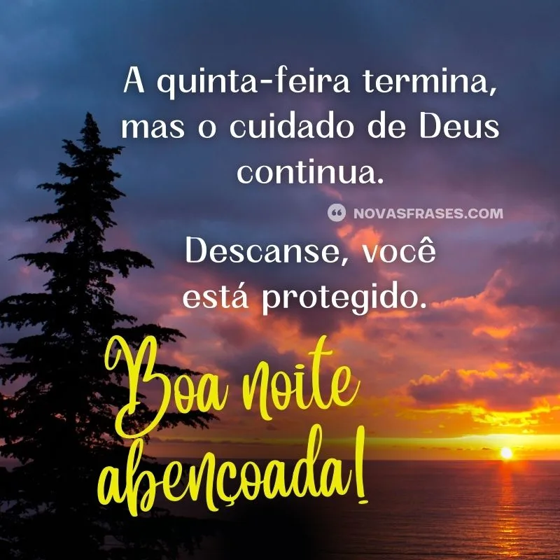 boa noite quinta-feira abençoada