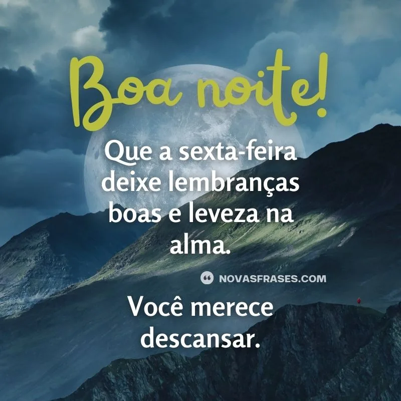 boa noite sexta-feira