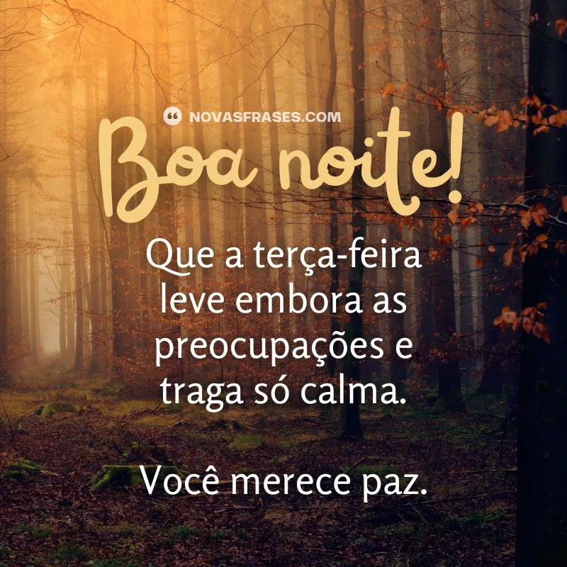 boa noite terça-feira