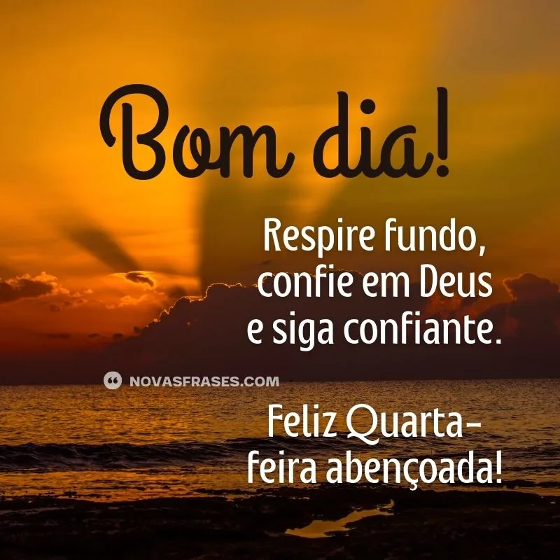 bom dia de quarta-feira abençoado