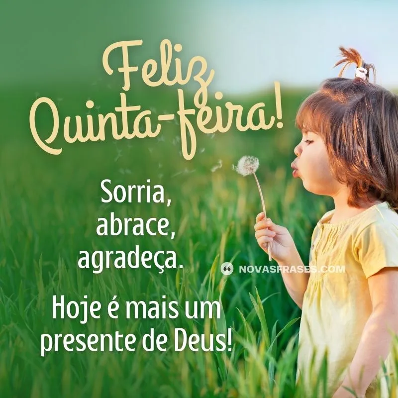 bom dia de quinta-feira abençoado