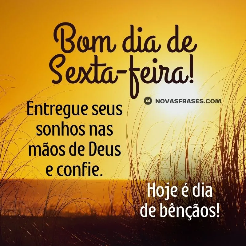 bom dia de sexta-feira abençoado