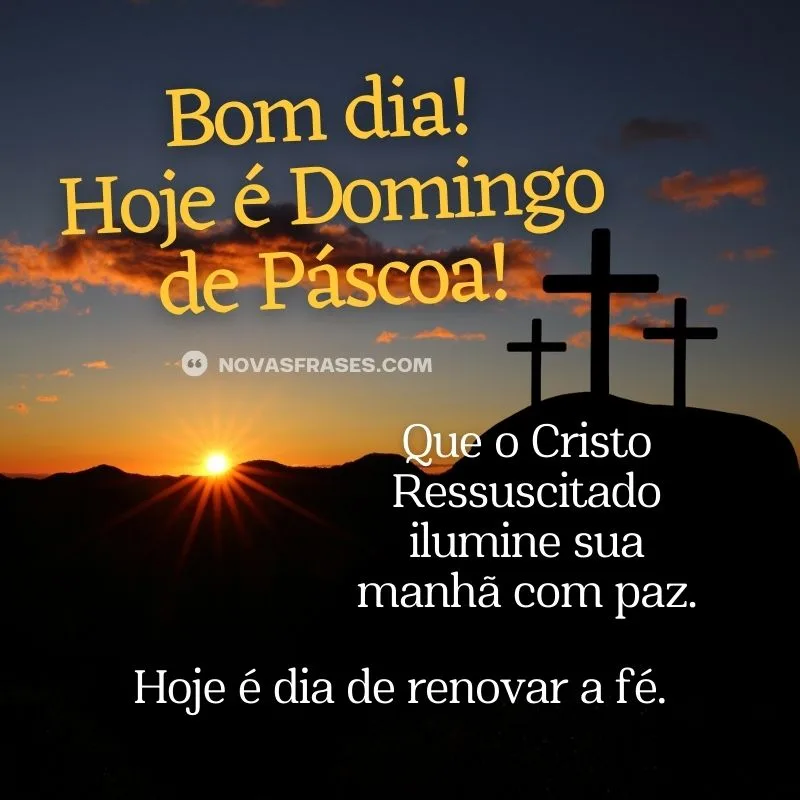 bom dia domingo de páscoa