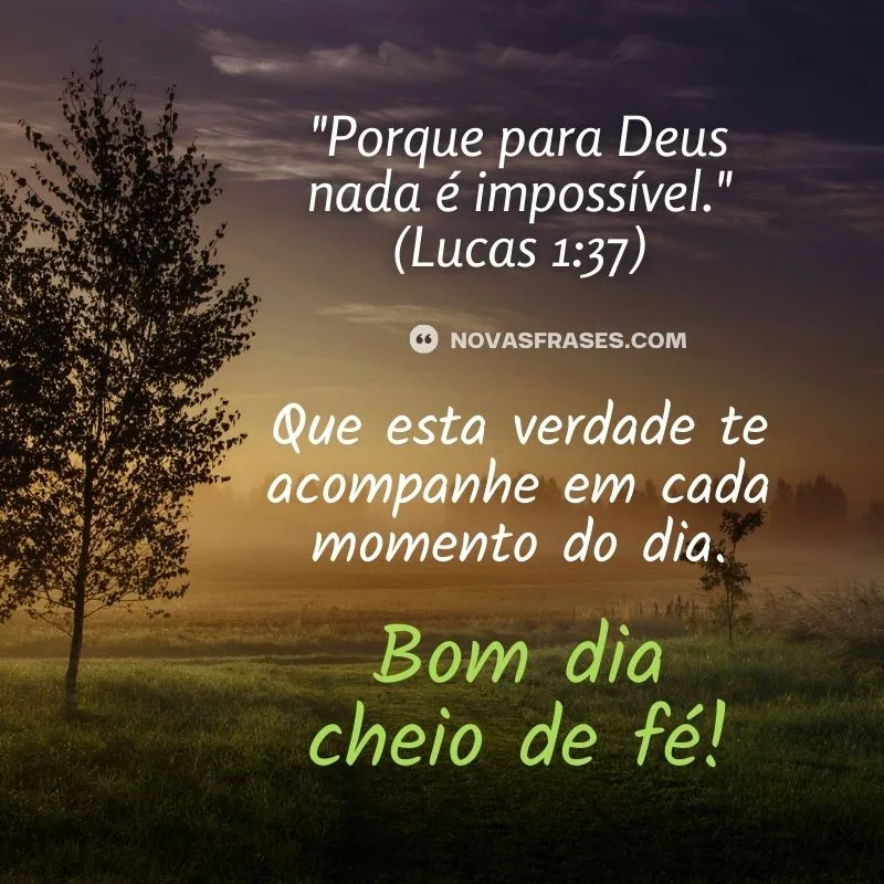 bom dia evangélico versículo