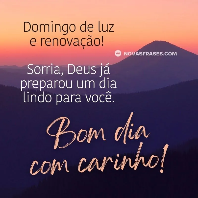 bom dia feliz domingo