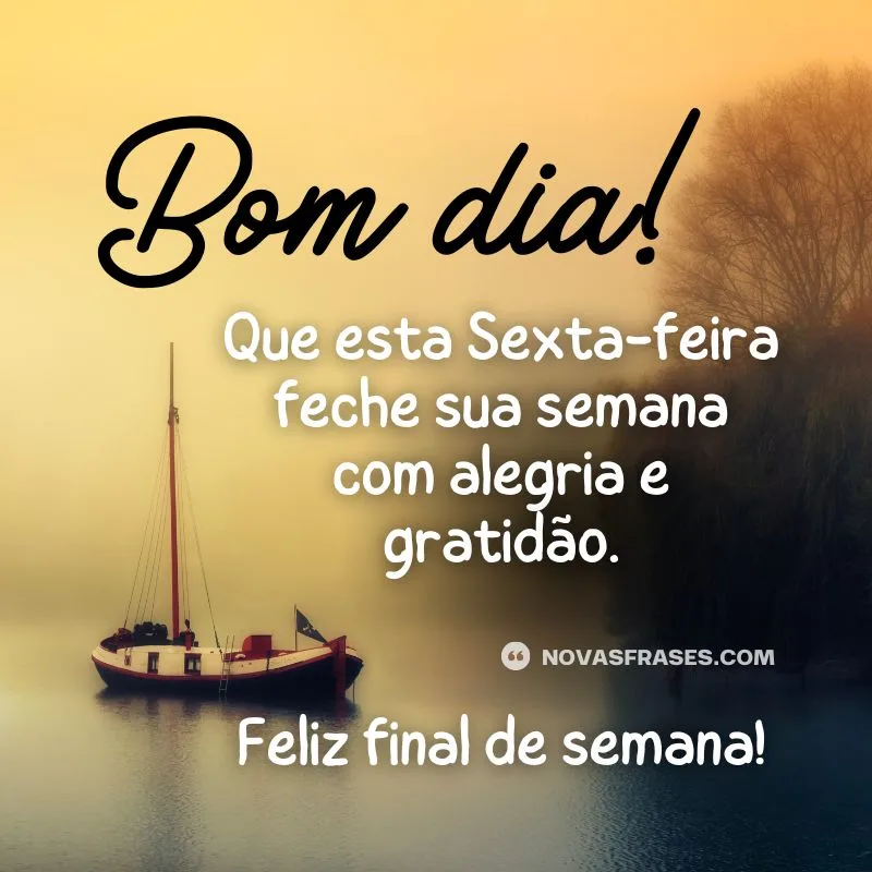 bom dia feliz sexta-feira