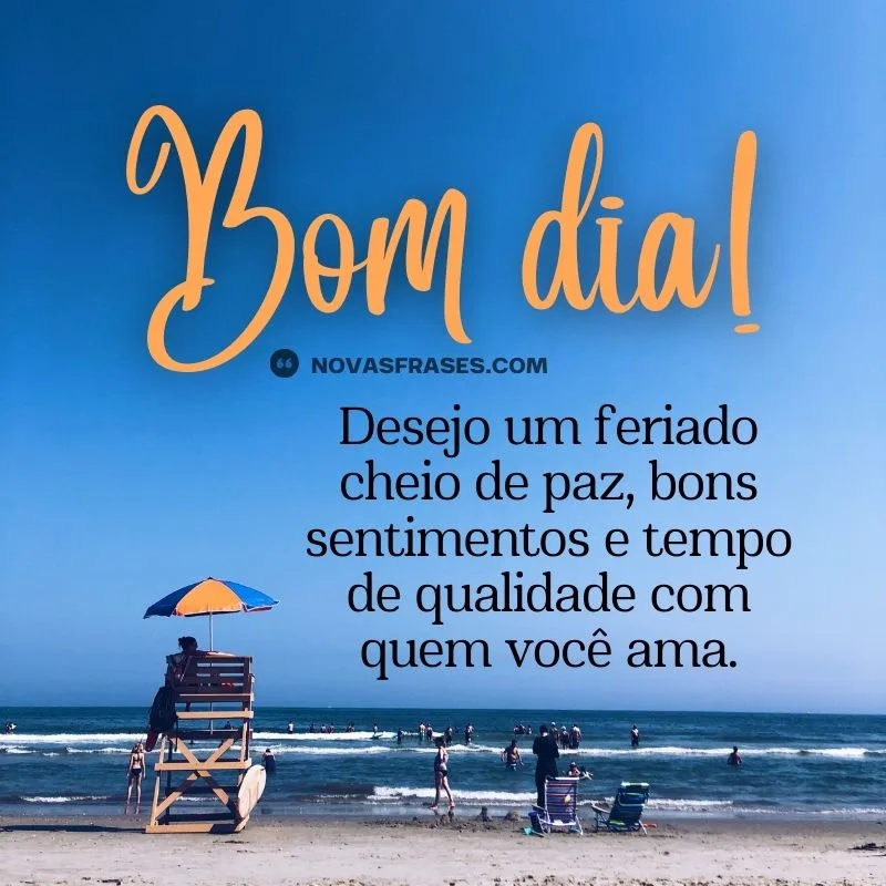 bom dia feriado
