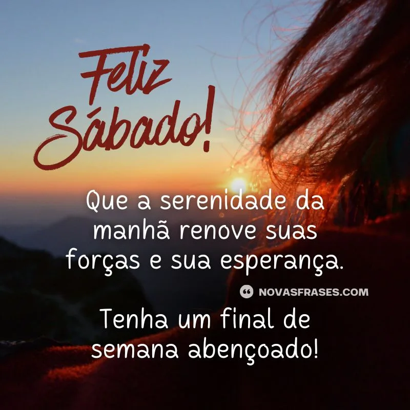bom dia sábado abençoado