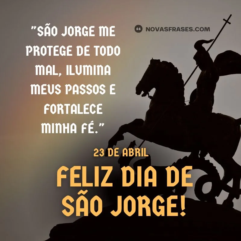 dia de são jorge mensagem