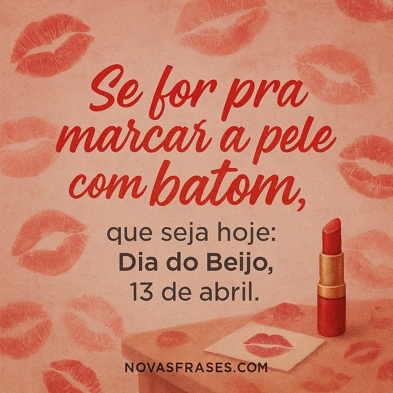 dia do beijo frase
