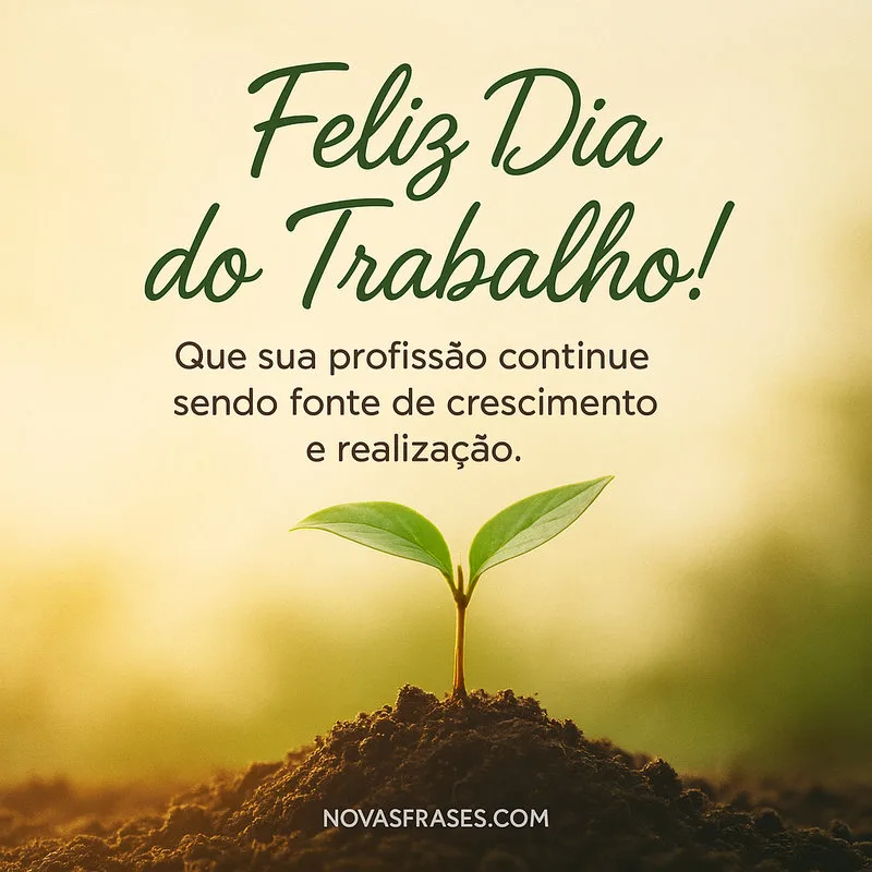 dia do trabalho mensagem