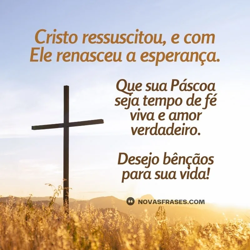 feliz páscoa mensagem