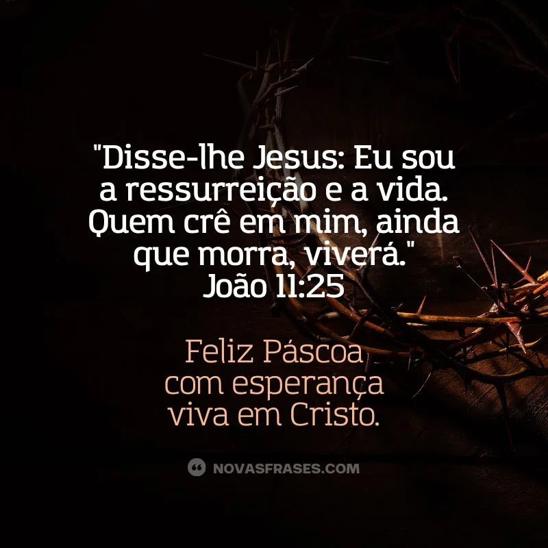 frase bíblica páscoa