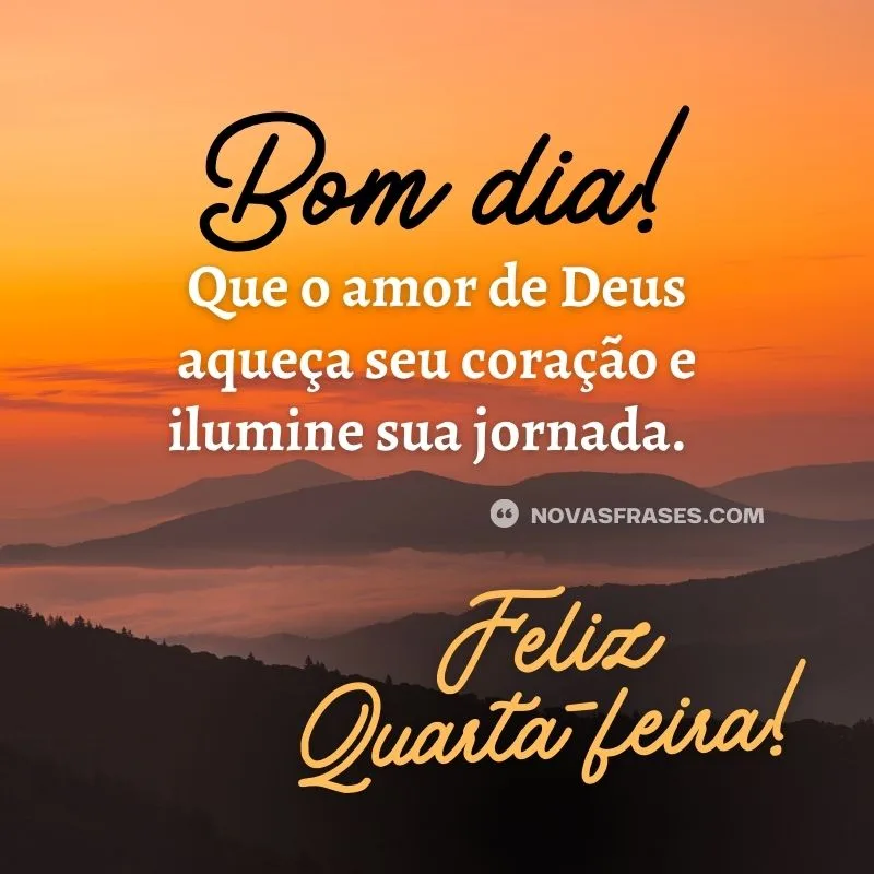 frase bom dia quarta-feira