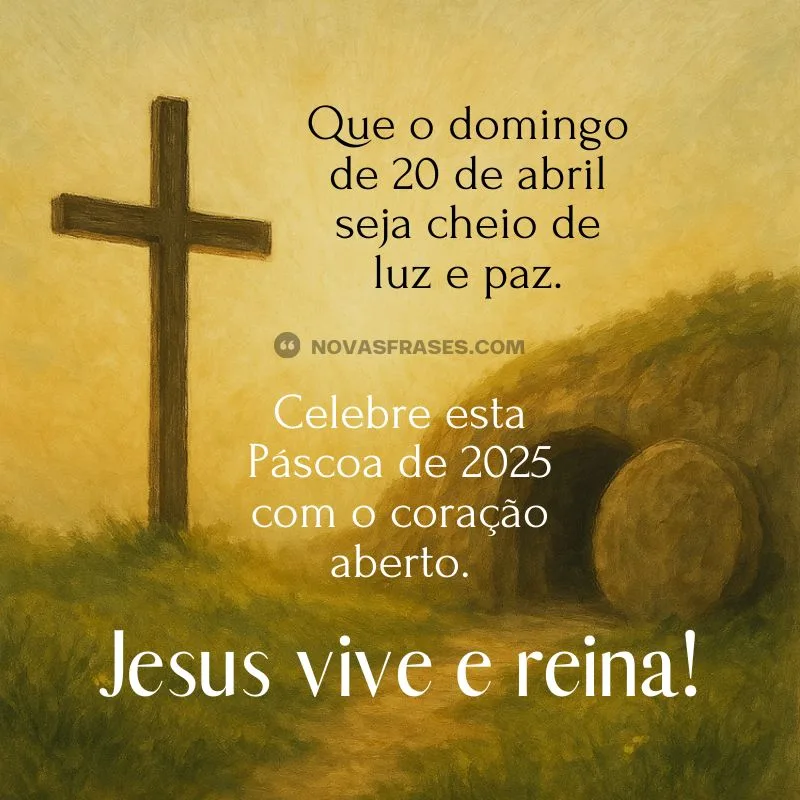 frase de páscoa 2025
