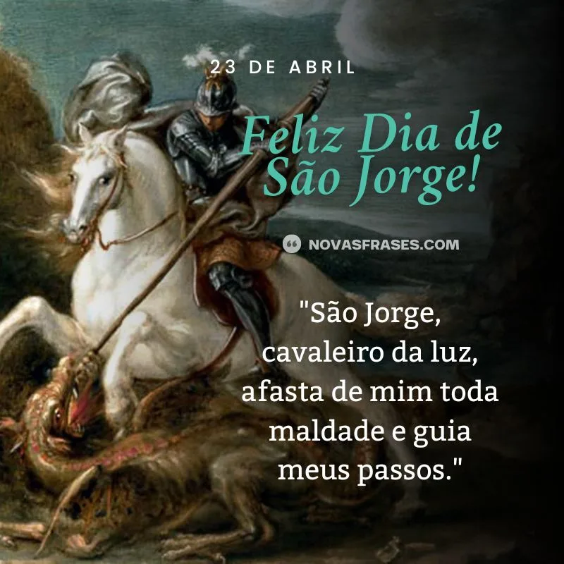 frase dia de são jorge
