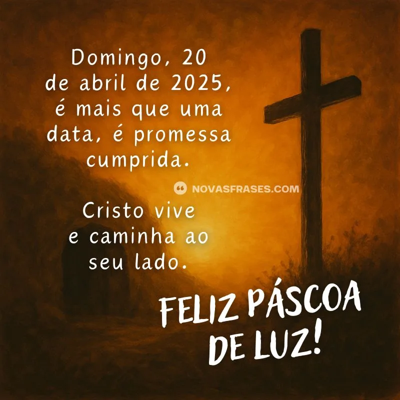 frase feliz páscoa 2025