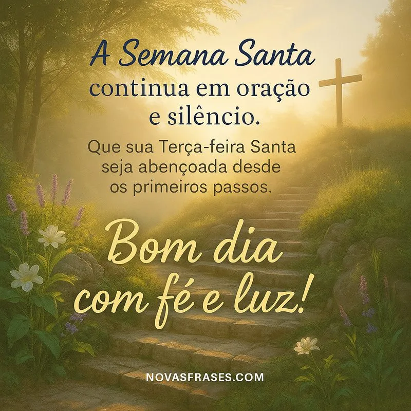 frase de terça-feira santa