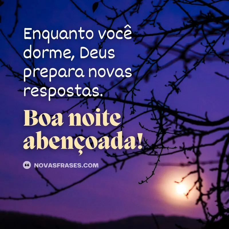 frases de noite boa
