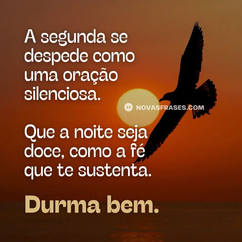 mensagem boa noite segunda-feira