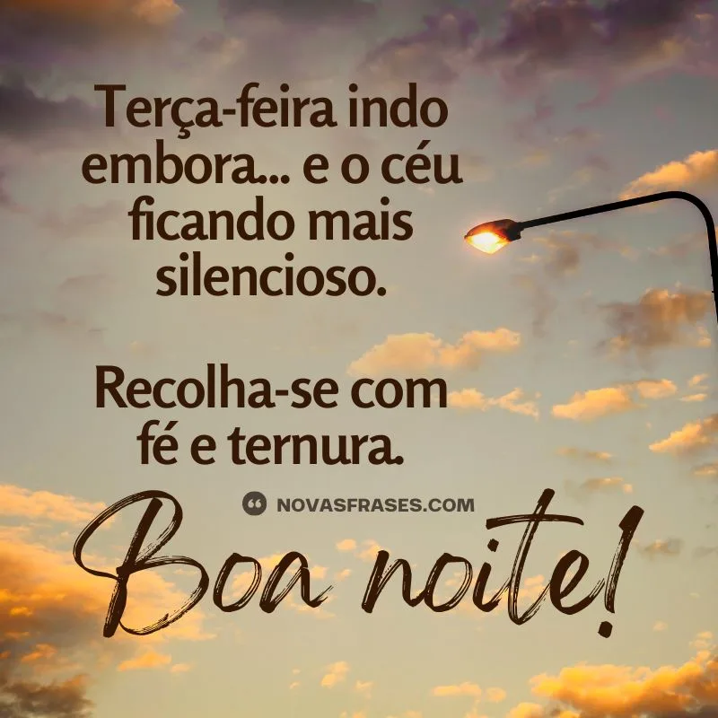mensagem boa noite terça-feira