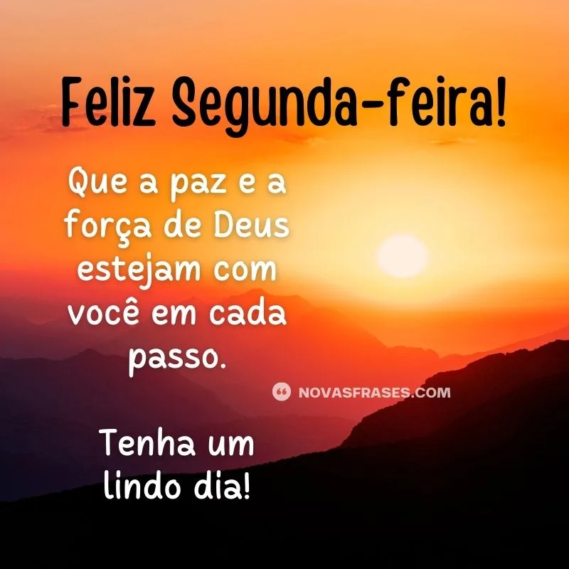 mensagem bom dia segunda-feira