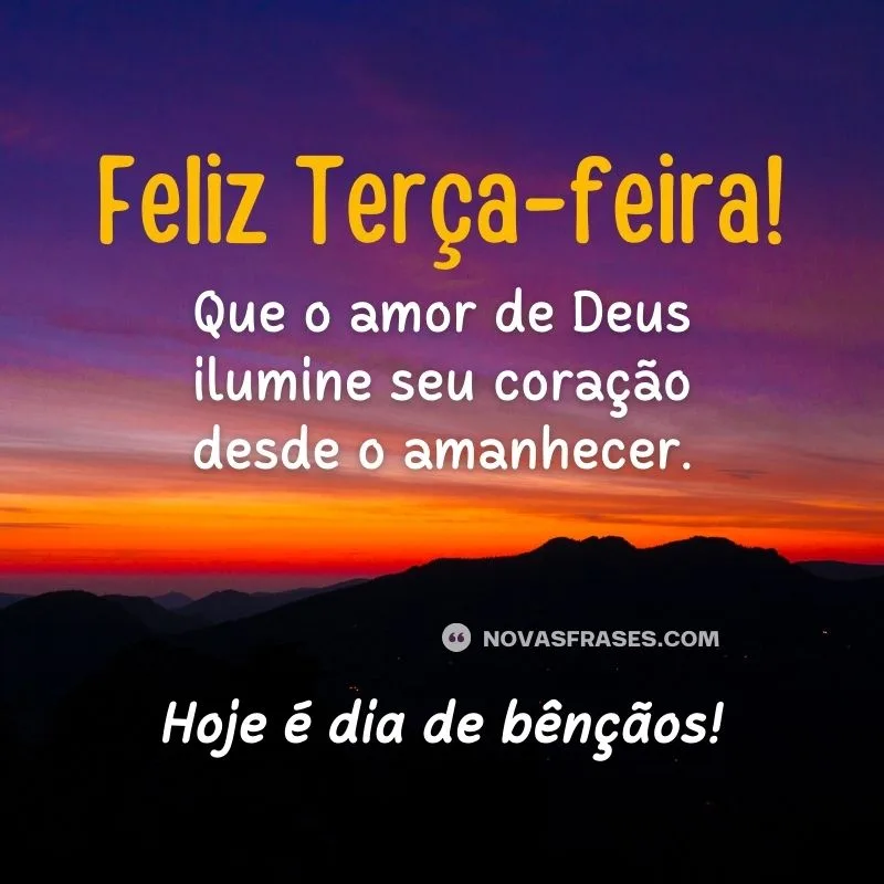 mensagem bom dia terça-feira
