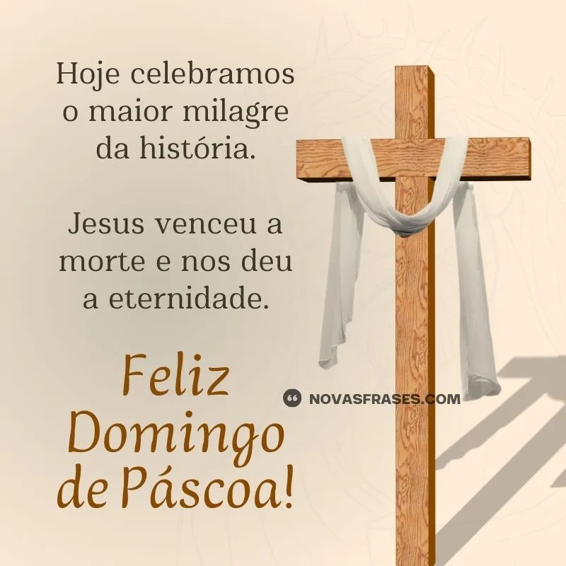 mensagem domingo de páscoa