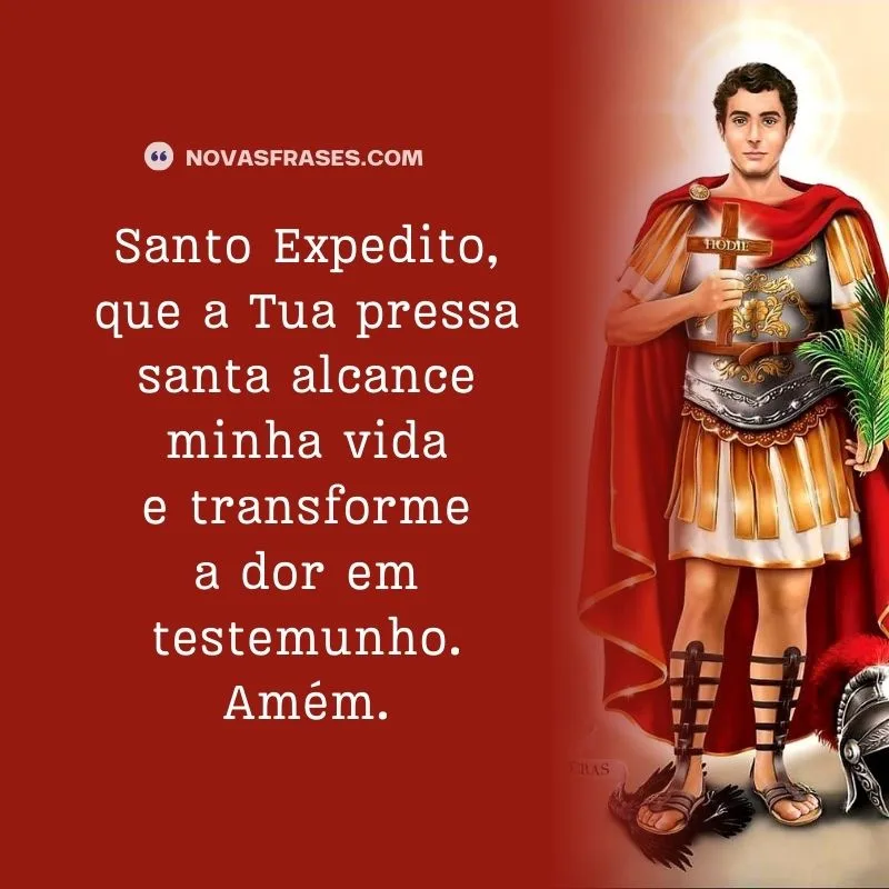 mensagem oração santo expedito