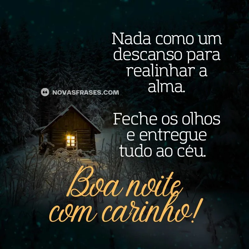 mensagens de boa noite abencoada