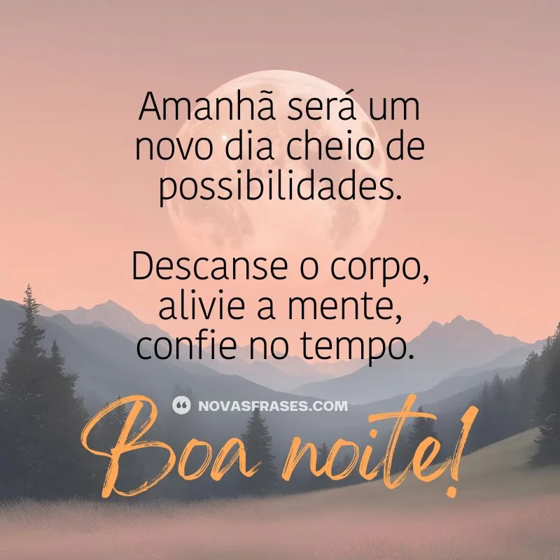 novas mensagens de boa noite para whatsapp