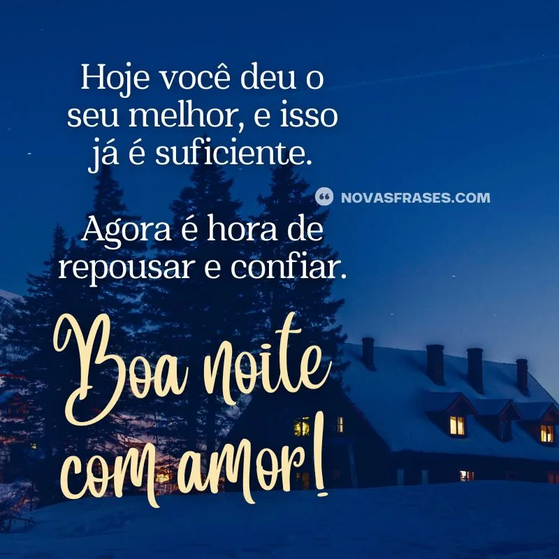 novas mensagens de boa noite