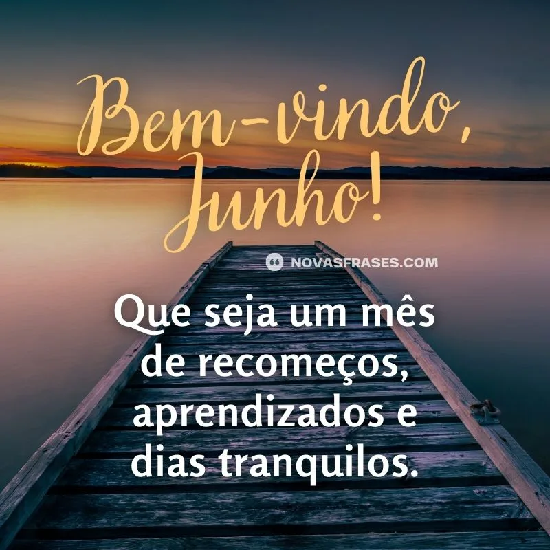 bem vindo junho