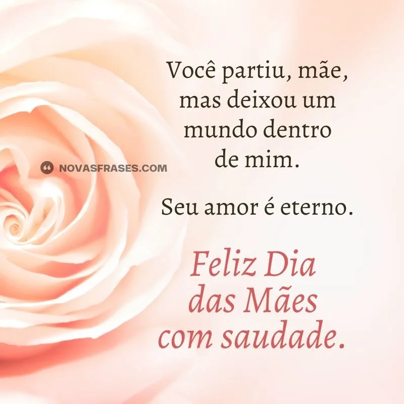 dia das mães com saudade