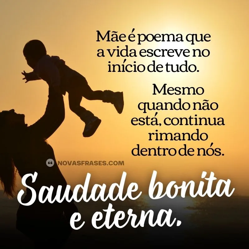 dia das mães saudade mensagem