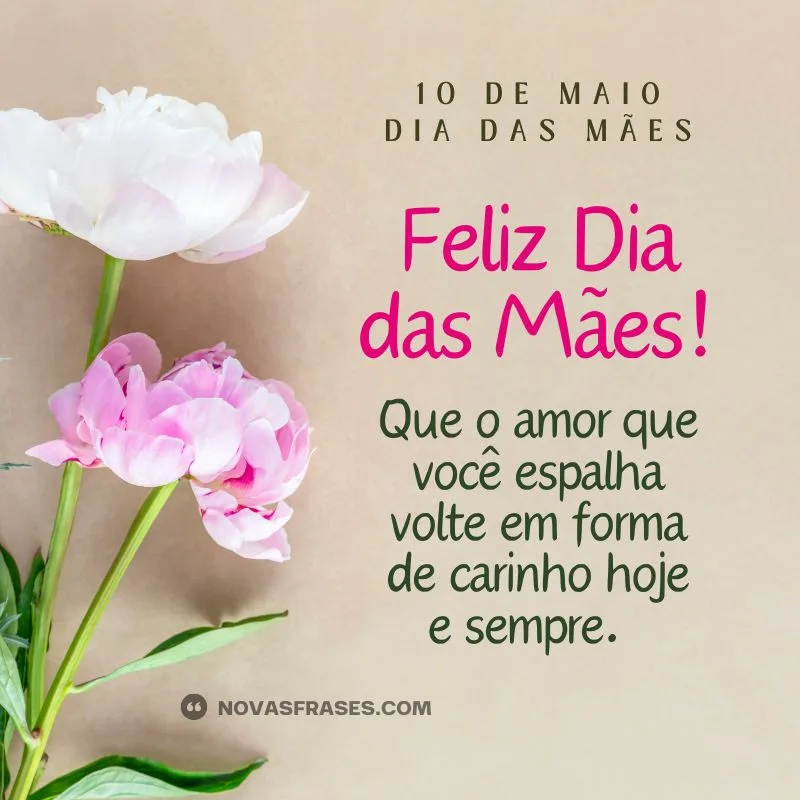 feliz dia das mães 2026