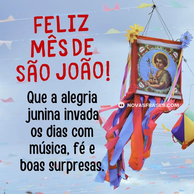 feliz mês de são joão