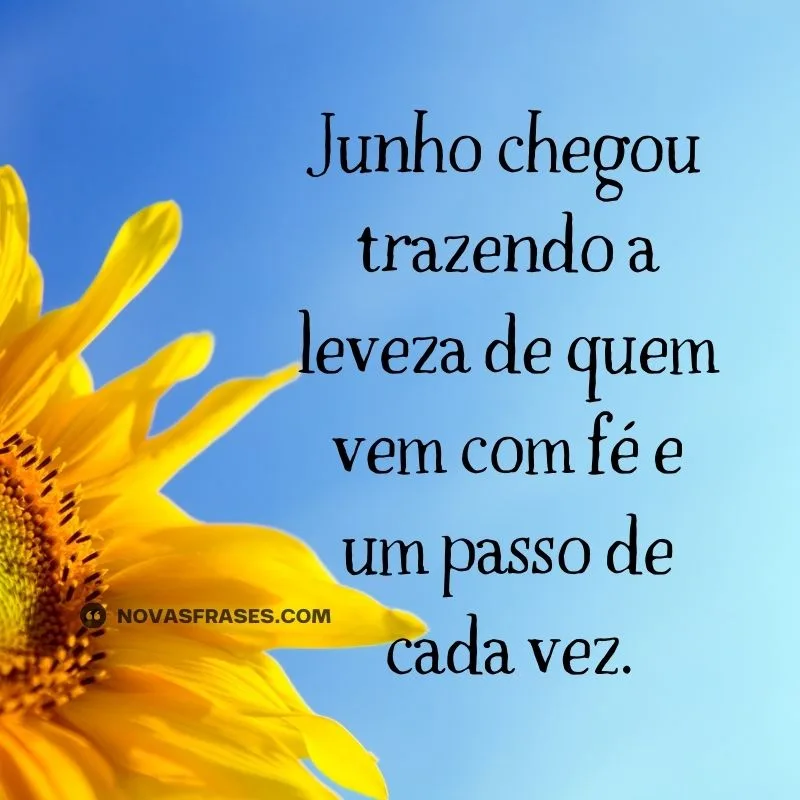 junho chegou