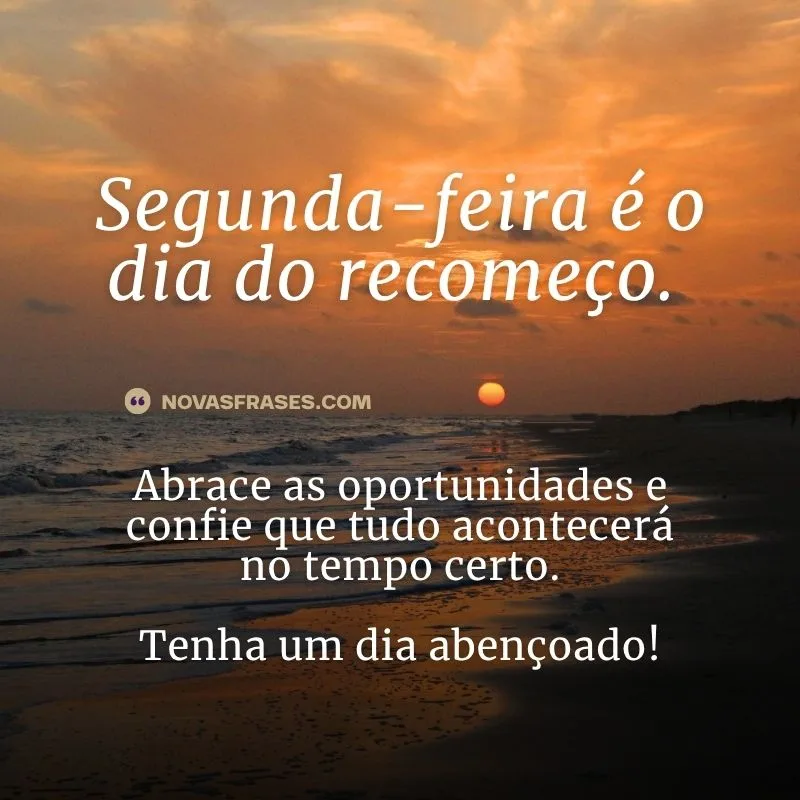 mensagem de bom dia segunda-feira para whatsapp