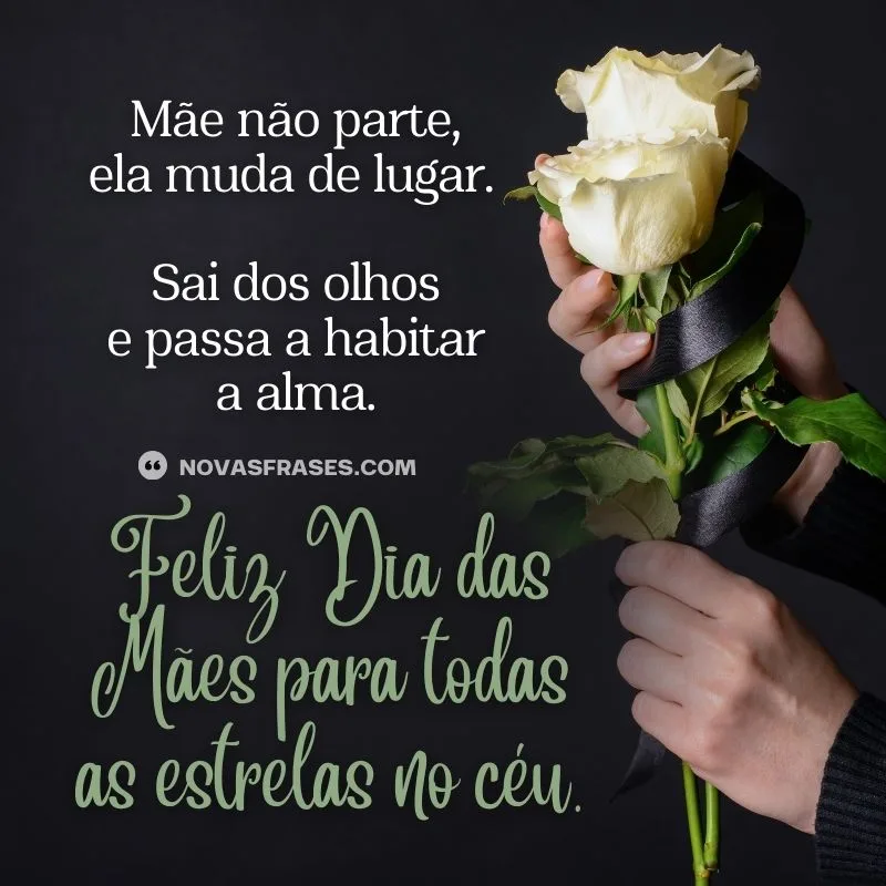 saudade dia das mães